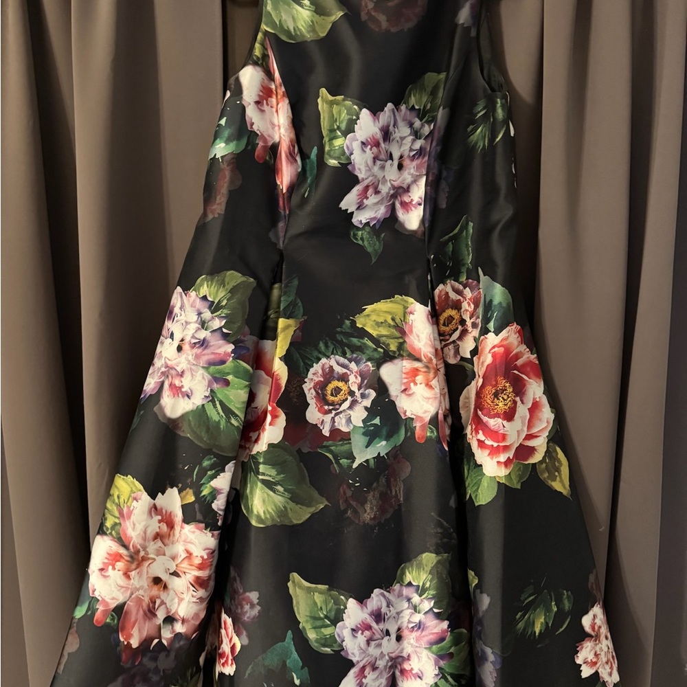 Adrianna Papell Multicolor Floral Dress